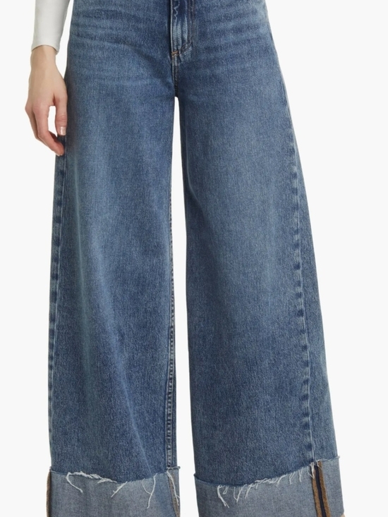 rag & bone Denim - Sofie Cuffed High Waist Wide Leg Jeans